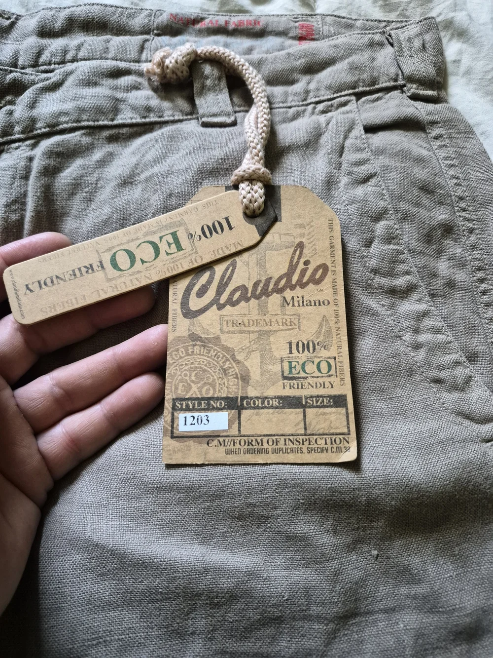 Men's Cargo Trousers in Taupe — Casual Utility Pants